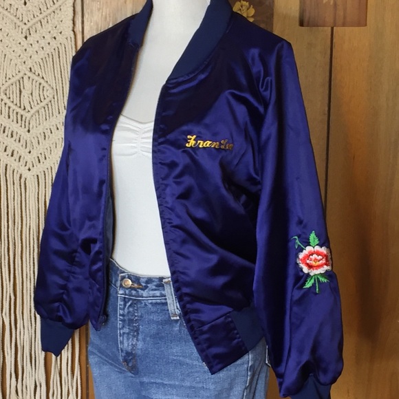 80s Vintage Bomber Jacket - Picture 2 of 5